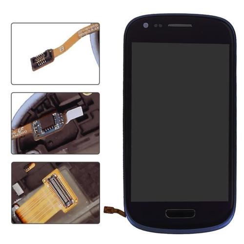 Bleu Ecran Lcd + Vitre Tactile + Tools + Châssis Pour Samsung Galaxy S3 Mini I8190