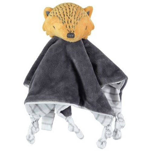 Doudou Renard Premaman Jaune Gris Fonce & Raye Peluche Bebe Jouet Naissance Orchestra Comforter Fox Baby Soft Toys Blanket Security