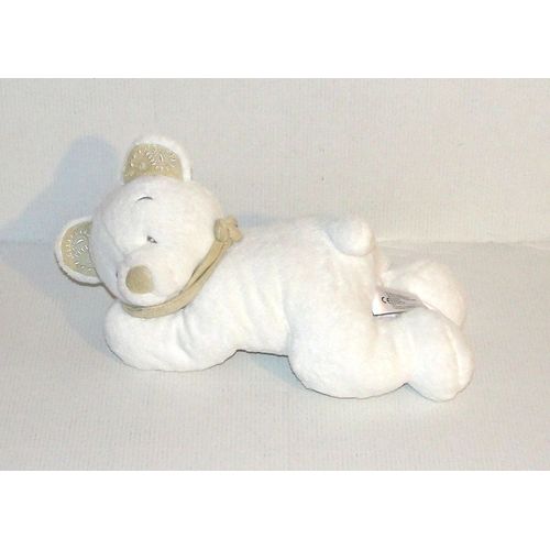 Peluche Ours Musical Simba Toys Doudou Ours Blanc Berceuse 26 Cm