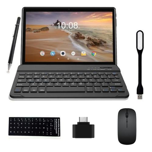 Tablette Tactile Ordinateur portable 2 en 1 Ecran 10 Pouces 4G Double  SIM/WiFi 4Go/128Go Android Noir