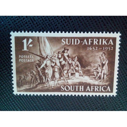 Timbre Afrique Du Sud Yt 190 Débarquement De Jan Van Riebeeck 1952 ( 091204 )