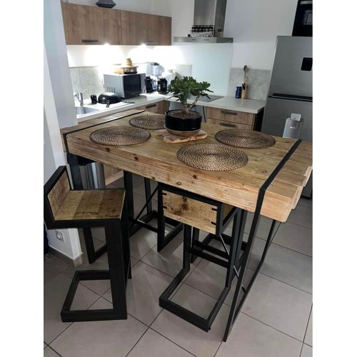 Table A Manger Haute Bois Massif