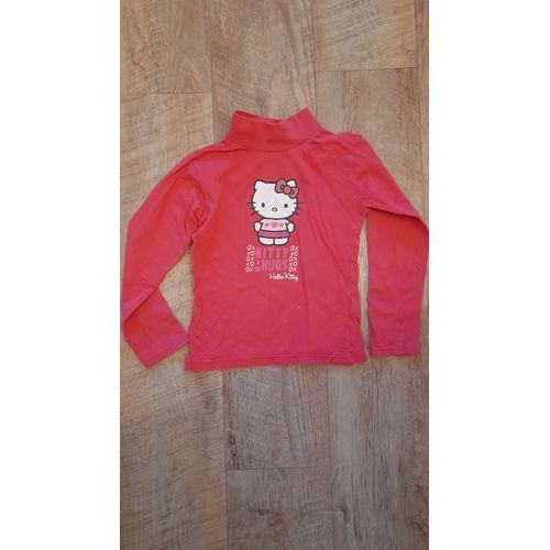 T-Shirt Col Roulé Fille Hello Kitty 10 Ans