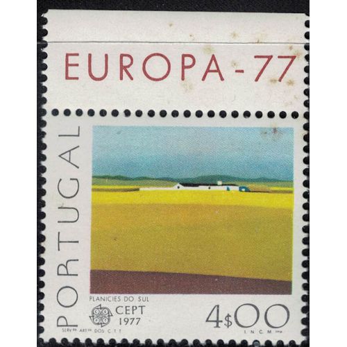 Portugal 1977 Neuf Avec Gommes D'origine Planícies Do Sul Plaines Du Sud Paysages Su