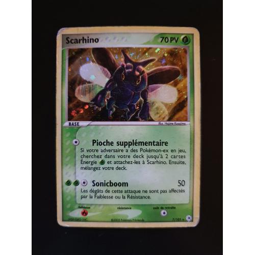 Scarhino 7/101 Holo Set Ex Légendes Oubliées Fr