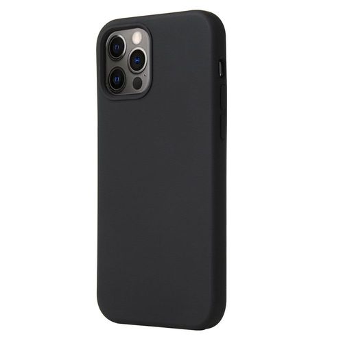 Backcover Pour Apple Iphone 12 / Iphone 12 Pro - Silicone, Noir Etui,Housse, Coque, Pochette