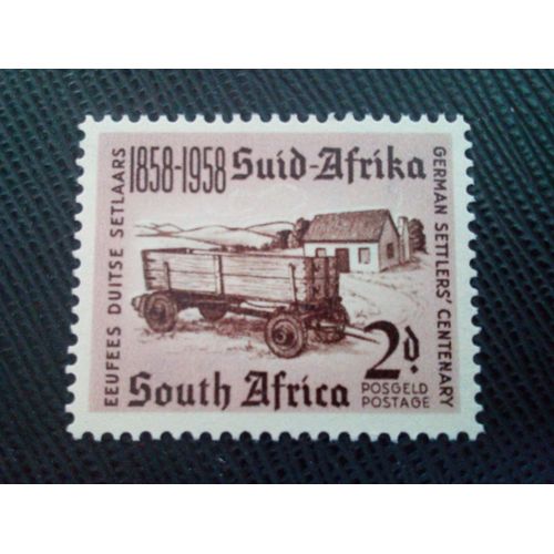 Timbre Afrique Du Sud Yt 219 Centenaire De La Création Des Colons Allemands 1958 ( 091204 )