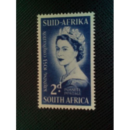 Timbre Afrique Du Sud Yt 192 Couronnement 1953 ( 091204 )