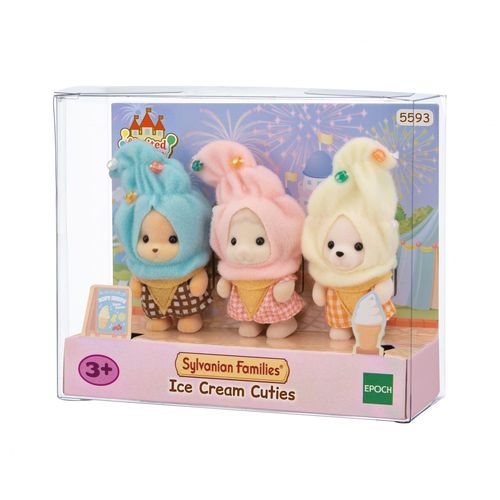 La Fete Foraine Le Trio Des Bébés En Costumes De Crèmes Glacées