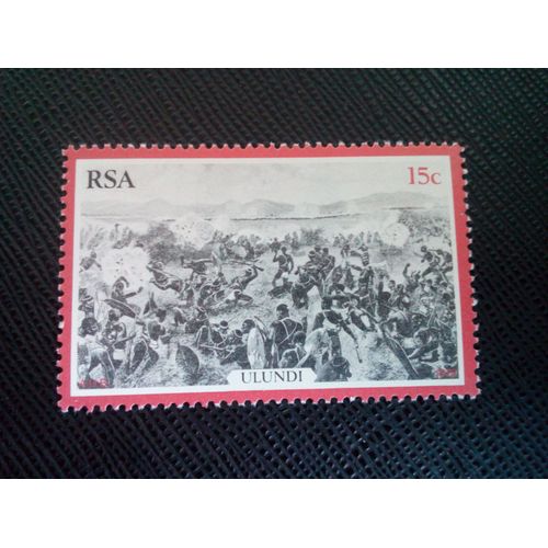 Timbre Afrique Du Sud Yt 462 Bataille Finale D'ulundi 1979 ( 091204 )