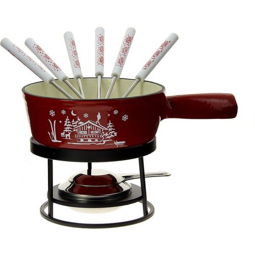 Fondue Table & Cook Savoyarde fonte rouge 18 cm