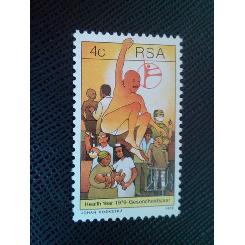 Timbre Afrique Du Sud Yt 464 Année De La Santé 1979 ( 091204 )