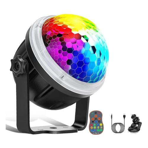 Boule Disco, Lampe De Fête Led, Contrôlée Par La Musique Rgby, Lampe Disco Rotative Avec Télécommande Pour Noël, Fête, Enfants