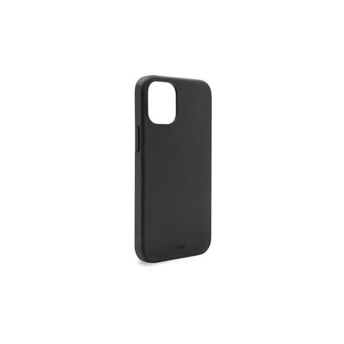 Puro Icon - Coque De Protection Pour Téléphone Portable - Silicone, Polyuréthanne Thermoplastique (Tpu) - Noir - Pour Apple Iphone 12, 12 Pro