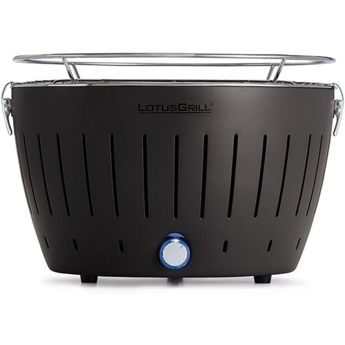 Lotusgrill Barbecue (Mod. Mini Ø 25,8 Cm) Noir Avec Piles Et Câble D'alimentation Usb