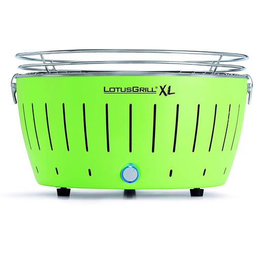 Lotusgrill Barbecue Xl Vert Avec Piles Et Câble D'alimentation Usb