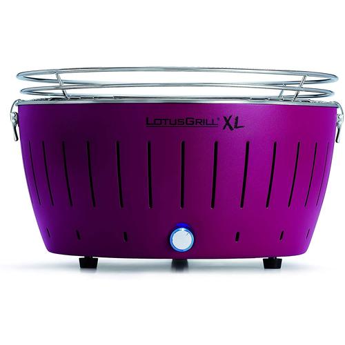 Lotusgrill Barbecue Xl Violet Avec Piles Et Câble D'alimentation Usb