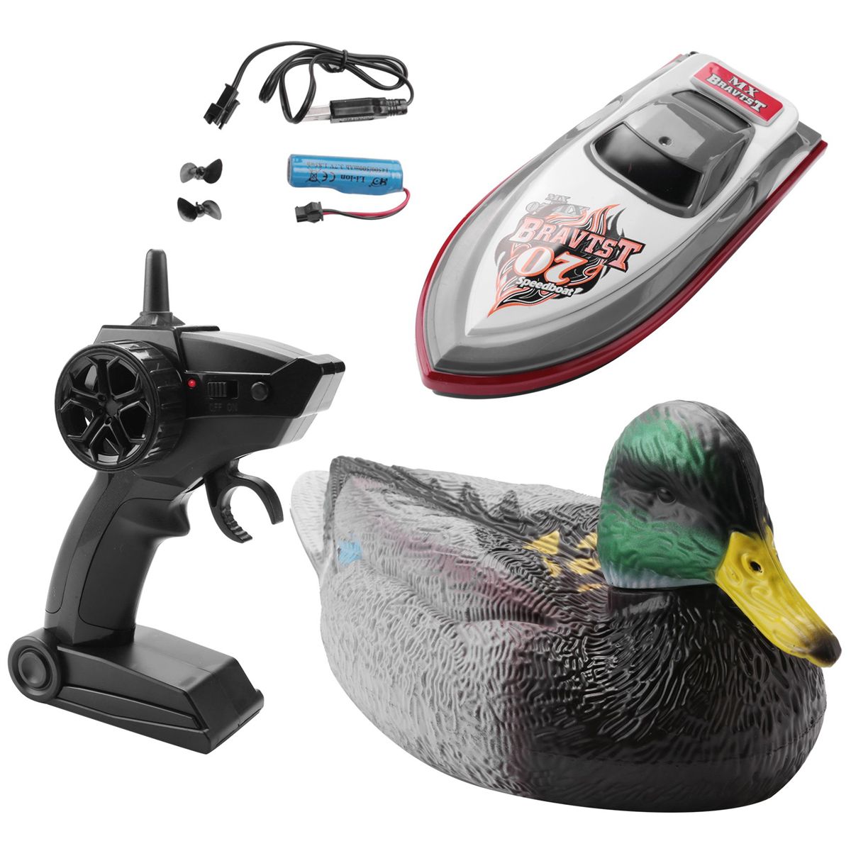 V201 Bateau Tlcommande Canard Tlcommande Bateau 2.4 Ghz ... - 3