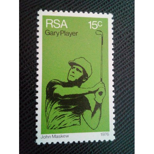 Timbre Afrique Du Sud Yt 413 Golf, Gary Player 1976 ( 091204 )