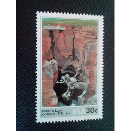 Timbre Afrique Du Sud Yt 617 La Chance De Bourke 1986 ( 091204 )