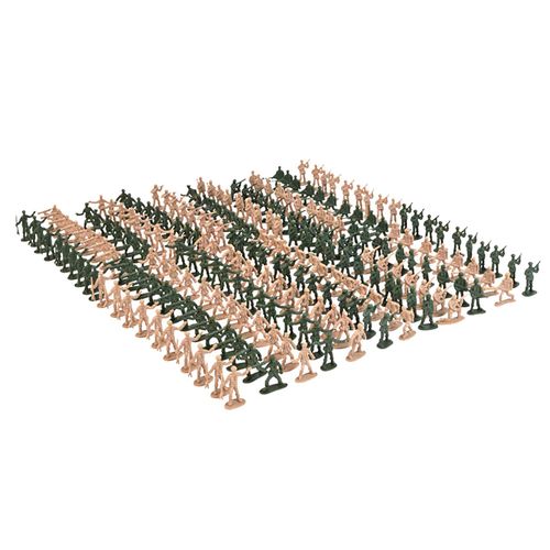 360 Pièces/Ensemble 1/72 Bricolage Simulation Soldats En Plastique Figurine Figurines Modèle Mini Figurines De Soldat Accessoires De Table De Sable