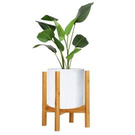 Support Pour Plantes, Porte-pots De Fleurs En Bois, Support Pour Plantes De  Style Simple Du Milieu Du Siècle,(L:19.3cm x 16cm) A1 - Cdiscount Maison