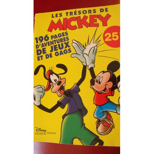 Ancien Livre-Jeux"Les Trésors De Mickey"*Mai 1997 N°1329 Disney Édition Hachette