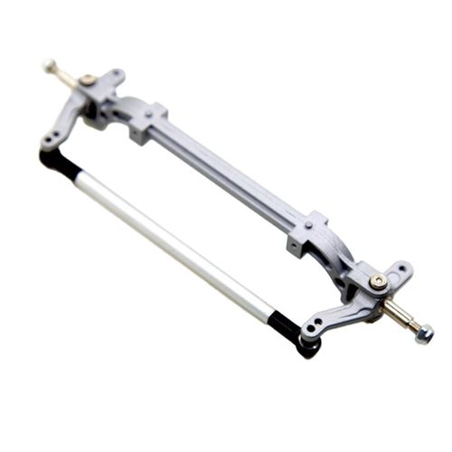 Pour Tête De Tracteur 1/14, Essieu Non Motorisé, Direction En Métal, Essieu , Modification De Tête De Tracteur , Bricolage, Argent