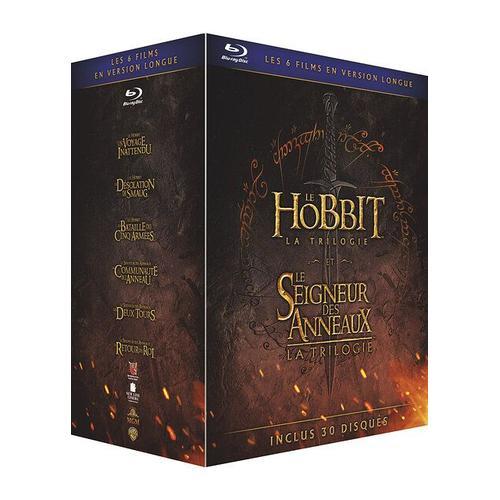Le Hobbit Et Le Seigneur Des Anneaux, Les Trilogies - Version Longue - Blu-Ray