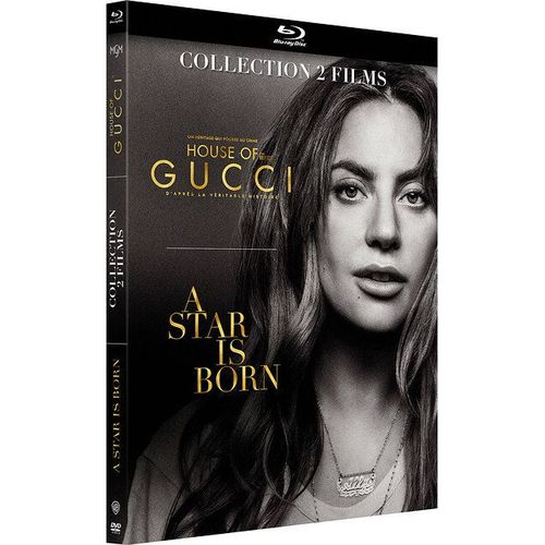 Lady Gaga - Coffret : A Star Is Born + House Of Gucci - Pack - Blu-Ray