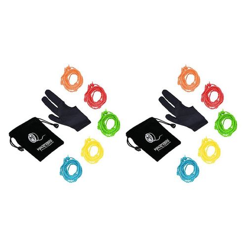 Professional 10 Pièces Yoyo Strings (Couleur Aléatoire), 2 Yoyo Glove, 2 Yoyo Bag Yo Yo Accessoires