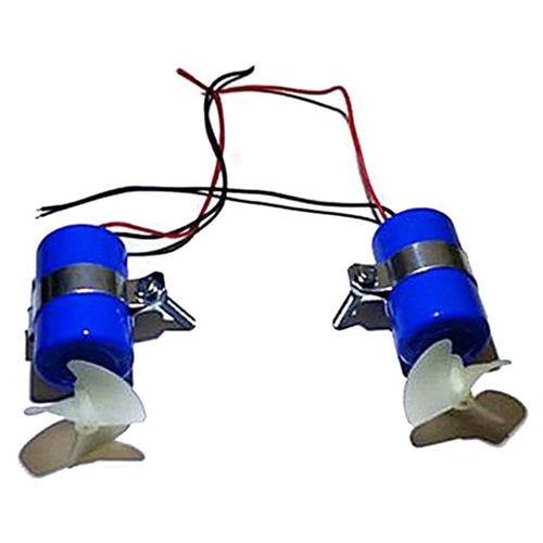 1 Paire De Propulseur De Moteur Sous- Pour Bateau À Réaction Rc 7.4v 16800rpm Cw Ccw Hélice À 3 Pales Pour Bricolage Micro-Rov Robot Rc Bait