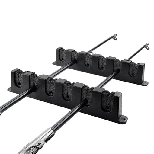 Lot De 6 Supports Muraux Pour Moulinets De Pêche – En Nylon Robuste – Fixation Facile – Rangement Garage, Maison Ou Bateau - 3