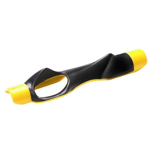 Golf Grip Training Aid Poignée De Club De Golf Pour Swing Grip Trainer Aide À La Pratique Gauche Droite, Jaune