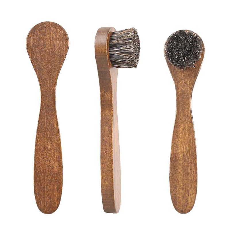 Kit De Cirage De Brosse  Chaussures En Crin De Cheval, Kit ... - 2