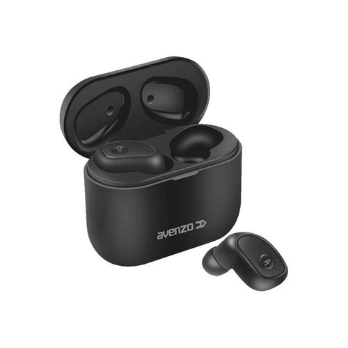 Avenzo AV-TW5002B - Écouteurs sans fil avec micro - intra-auriculaire - Bluetooth - noir