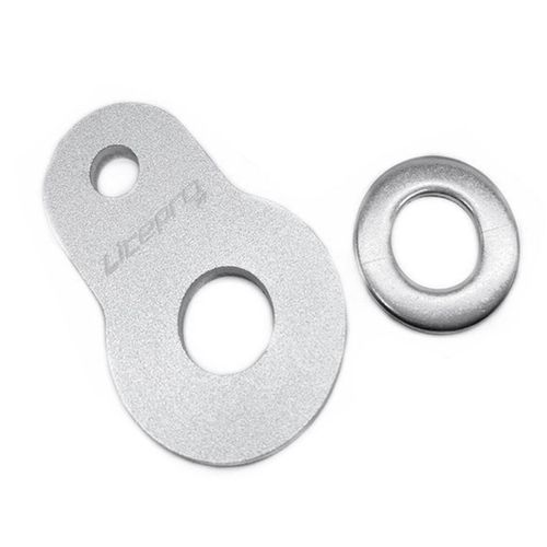 Adaptateur D'aimant De Vélo Pliant Siège De Conversion De Boucle Magnétique En Alliage D'aluminium Pour Pièces De Vélo Fnhon 1611 Argent