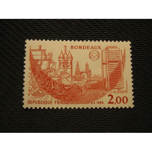 Timbre "Bordeaux" 1984 - Y&t N° 2316
