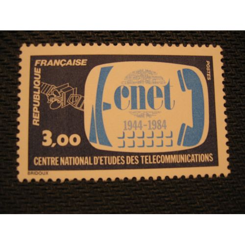 Timbre "C.N.E.T. Centre National D'études Des Télécommunications 1944/1984" - Y&t N° 2317