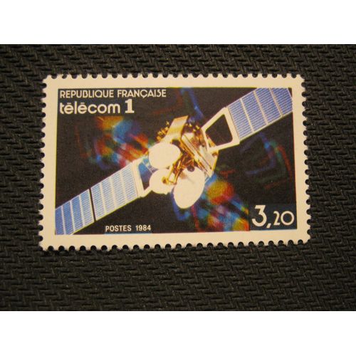 Timbre "Satellite Telecom 1" 1984 - Y&t N° 2333