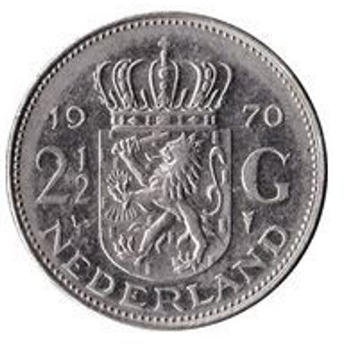 Pièce 2,5 Gulden Pays-Bas - 1970