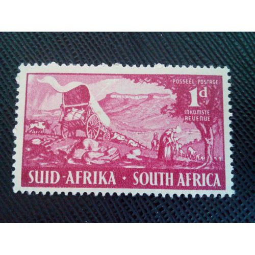 Timbre Afrique Du Sud Yt 179 Diligences Approchant Berg De Bermingham 1949 ( 091204 )