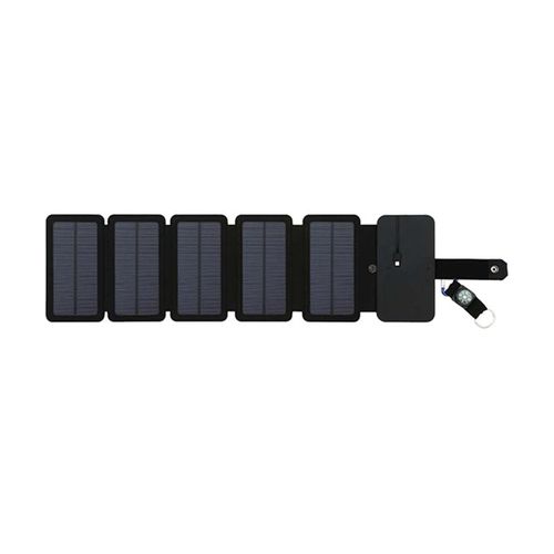 Chargeur De Panneau Solaire Extérieur Pliable Portable 5v 2.1a Usb Output Device Camp Backpack Alimentation De Voyage Pour Smartphone