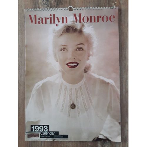 Calendrier Marilyn Monroe 1993