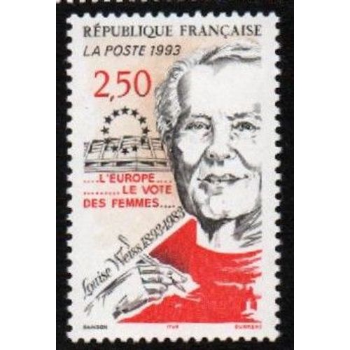 Timbre Louise Weiss 1993