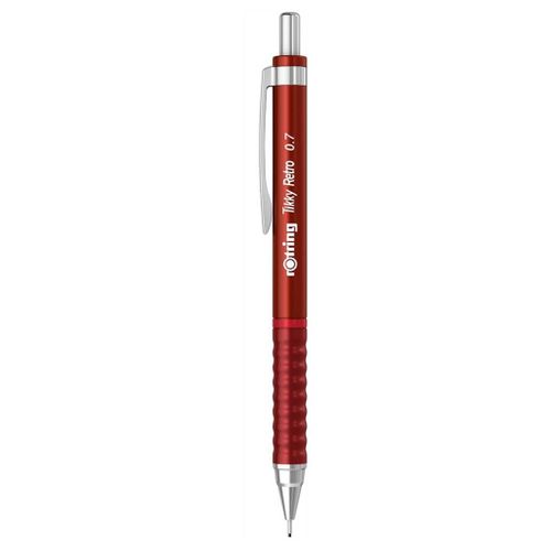 Rotring Porte-Mines Tikky Retro, 0,7 Mm, Rouge