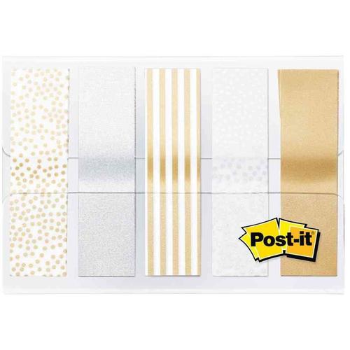 Post-It Marque-Pages Index Mini Metallic, 11,9 X 43,2 Mm