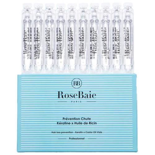 Rosebaie Prévention Anti Chute Kératine & Huile De Ricin 10 Unidoses 