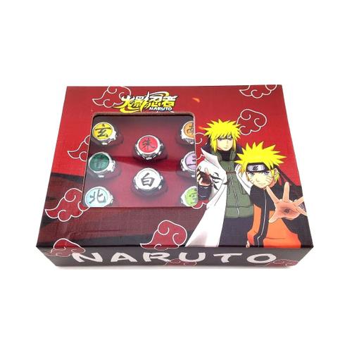 Coffret Bagues Naruto