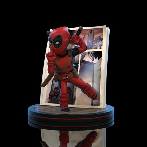 Quantum Mechanix Marvel - Q-Fig Deadpool Diorama 4d